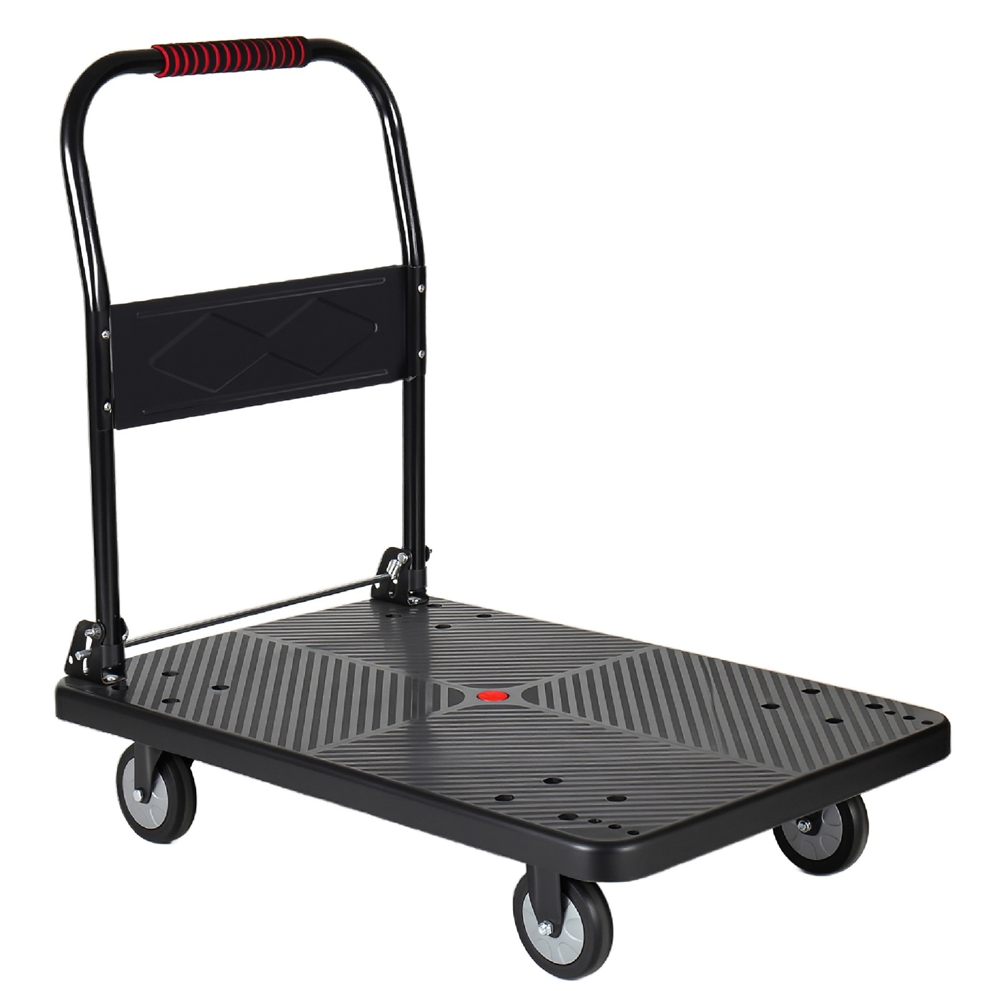 660 lbs Heavy-Duty Platform Truck with 4 Steel Load-Bearing Beams